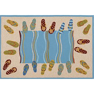 Couristan Outdoor Escape Sandals Indoor Outdoor Rug
