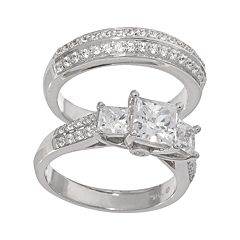 Cubic Zirconia Bridal Sets Rings Jewelry Kohl S