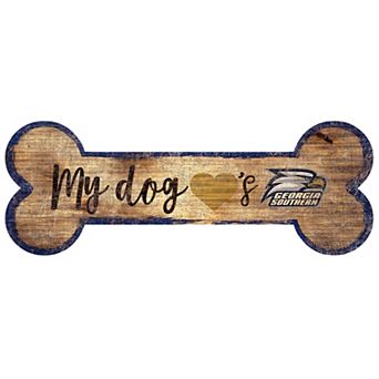 Georgia Southern Eagles Dog Bone Wall Sign