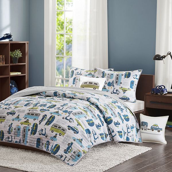 Ink Ivy Kids Road Trip Coverlet Set