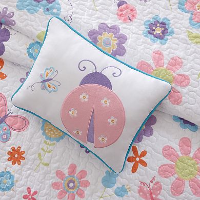 Mi Zone Kids Butterfly Bonanza Reversible Quilt Set with Sheets