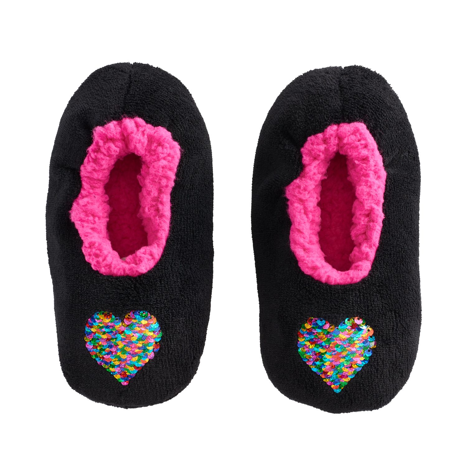 girls sequin slippers