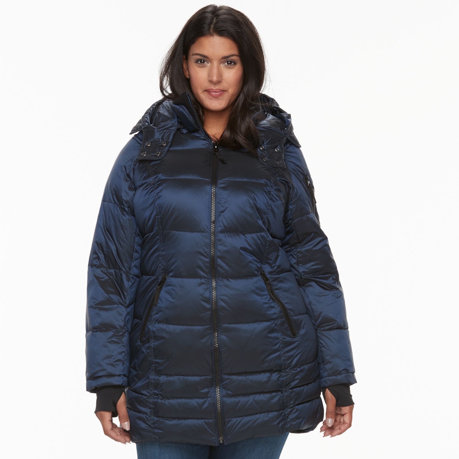 kohls plus size winter coats