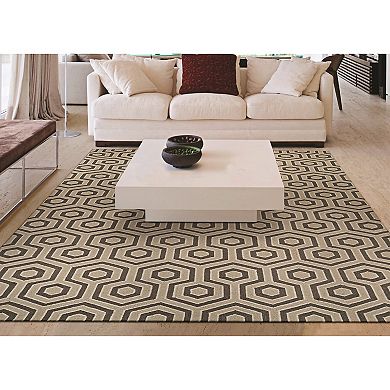 Couristan Bowery Ainslie Geometric Wool Rug