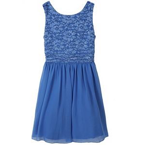 Girls 7-16 Speechless Sequin Bodice Chiffon Dress