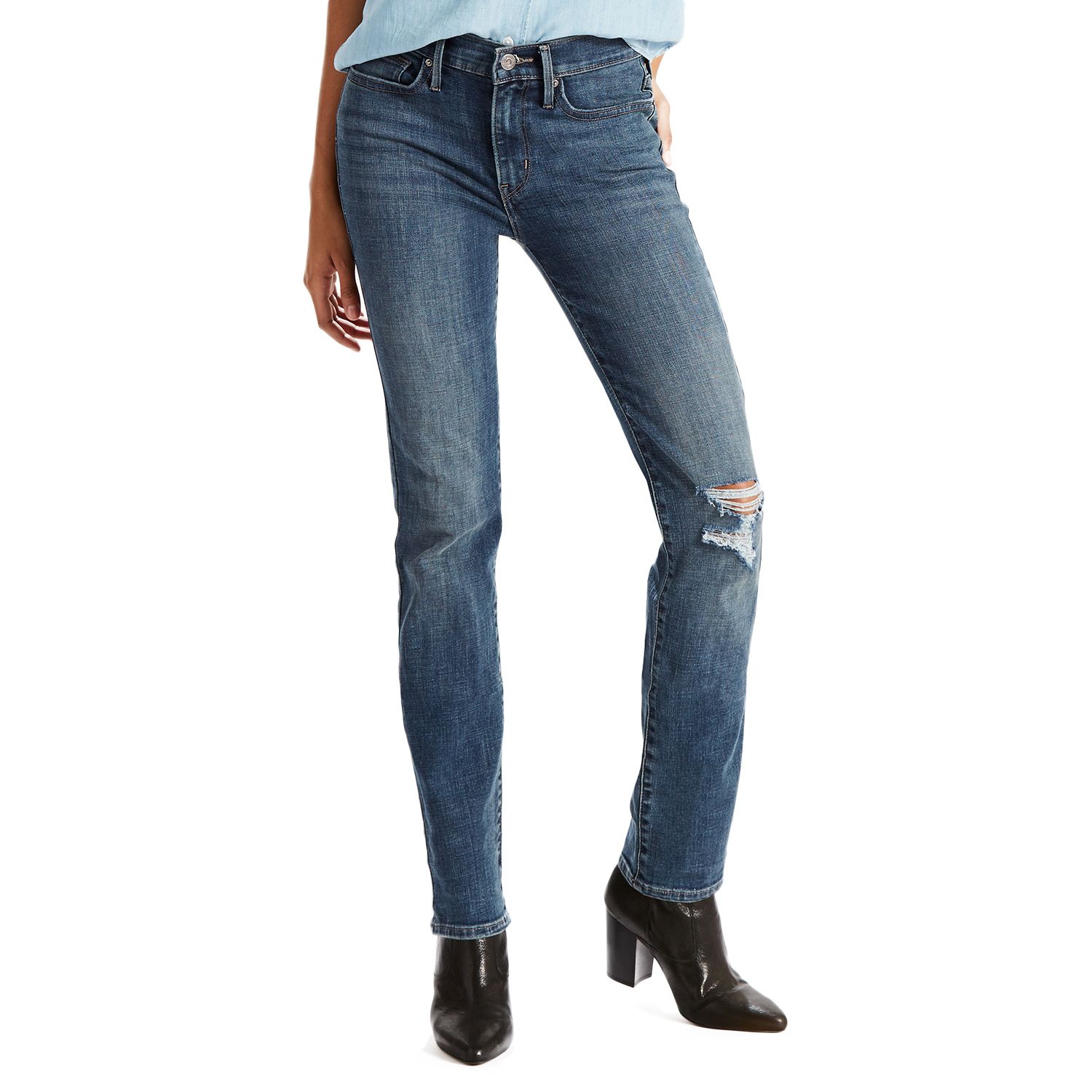 levi's slimming slim jeans