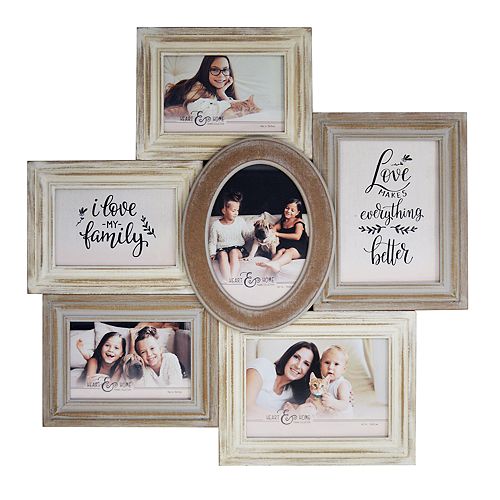 New View Rustic Shabby Chic 6Opening Fashion Collage Frame