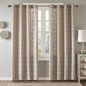 Madison Park Cabot Semi Sheer Jacquard Curtain