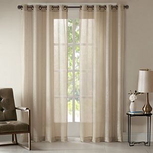 Madison Park Teagan Metallic Curtain