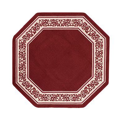 Madison Floral Framed Rug