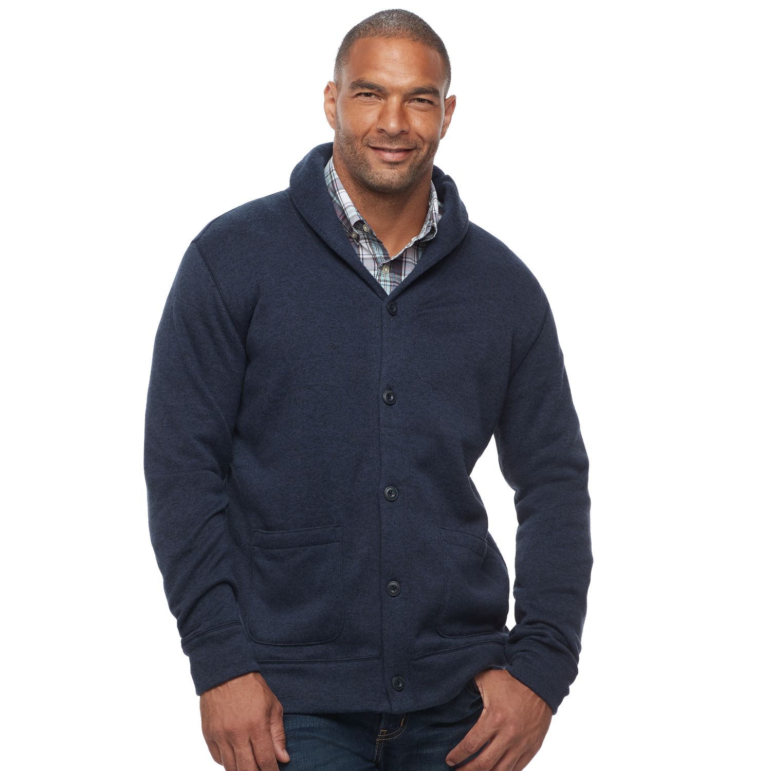 big and tall mens cardigan