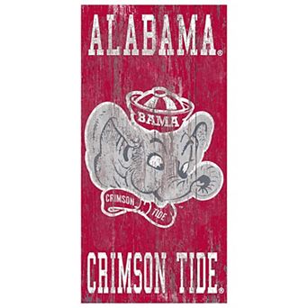 Alabama Crimson Tide Heritage Logo Wall Sign