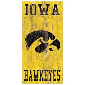 Iowa Hawkeyes Heritage Logo Wall Sign