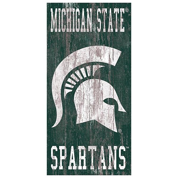 Michigan State Spartans Heritage Logo Wall Sign