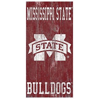 Mississippi State Bulldogs Heritage Logo Wall Sign