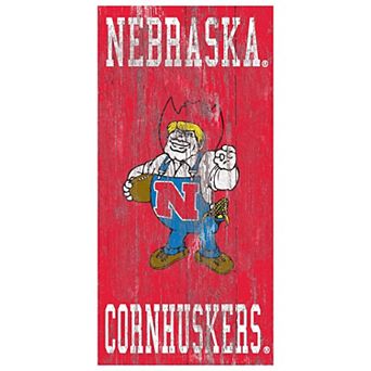 Nebraska Cornhuskers Heritage Logo Wall Sign