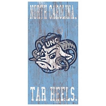 North Carolina Tar Heels Heritage Logo Wall Sign