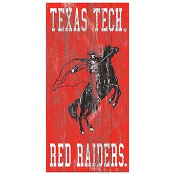 Texas Tech Red Raiders Heritage Logo Wall Sign