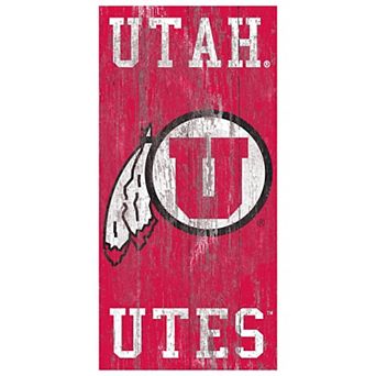 Utah Utes Heritage Logo Wall Sign