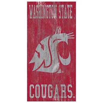 Washington State Cougars Heritage Logo Wall Sign
