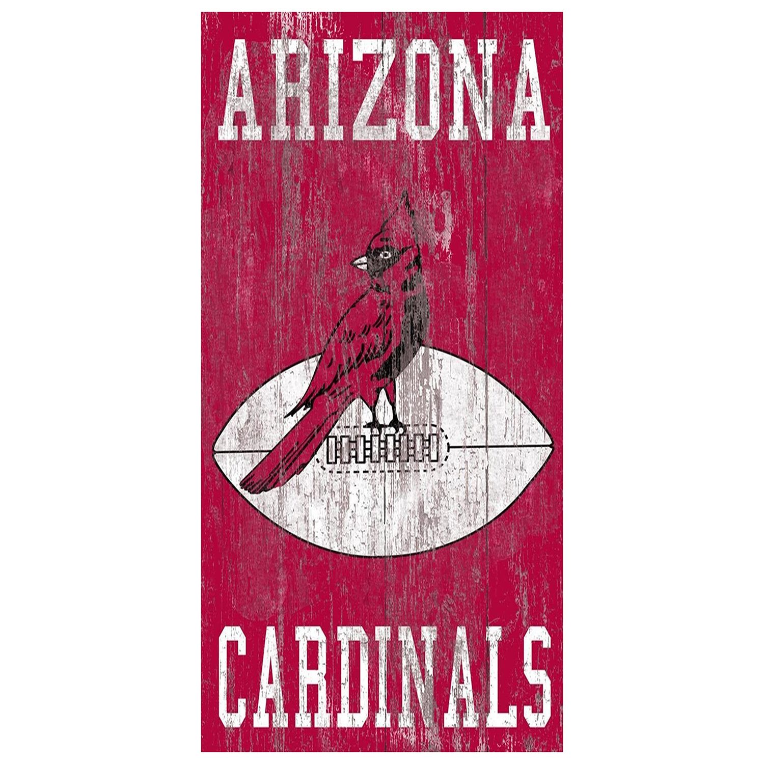 WinCraft Arizona Cardinals 11'' x 17'' Retro Wood Sign