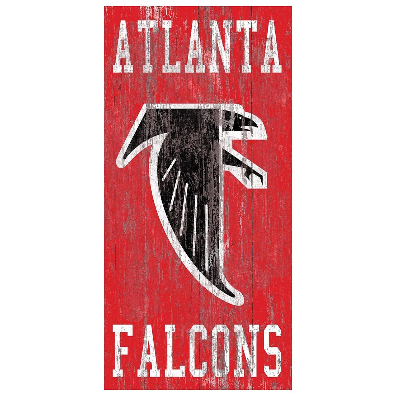 WinCraft Atlanta Falcons Personalized 27'' x 37'' 1-Sided Vertical Banner