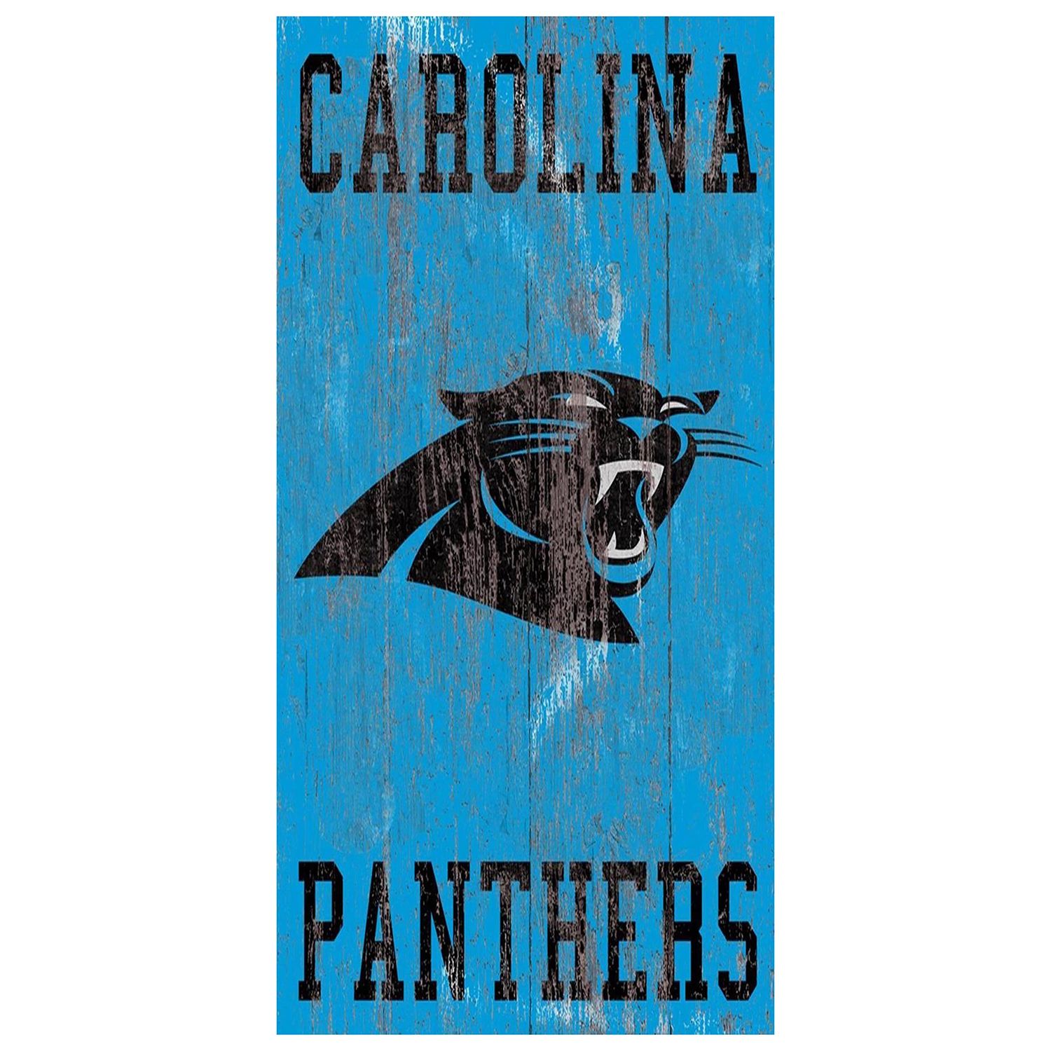 Men's Fanatics Branded Black Carolina Panthers Primary Logo Team T-Shirt