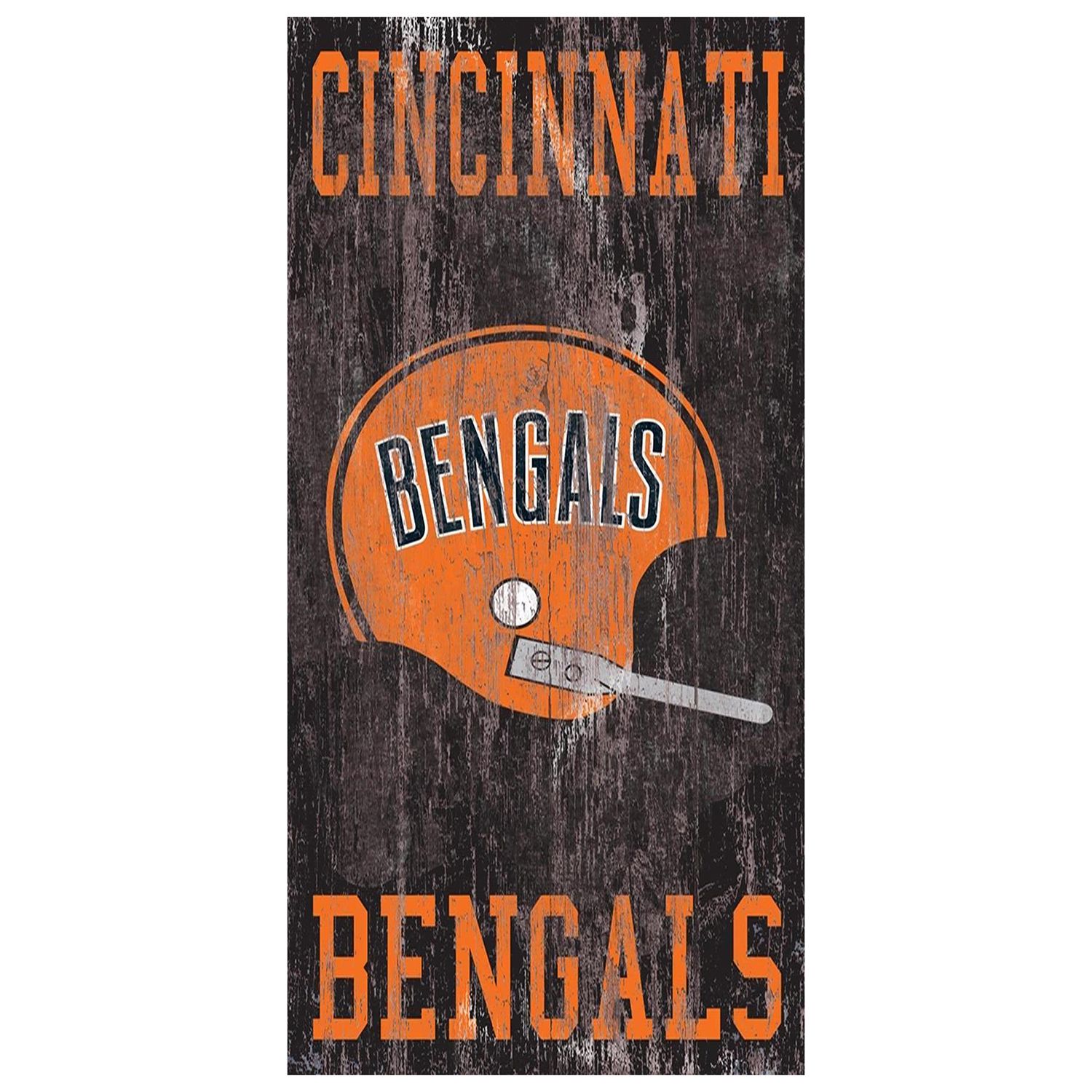 Cincinnati Bengals Team Logo Progression 6x12 – Fan Creations GA