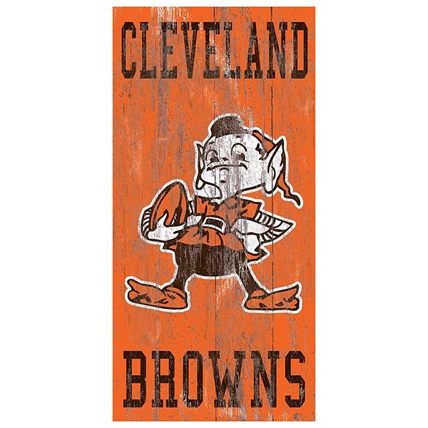 Cleveland Browns Heritage Logo Wall Sign