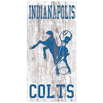 Indianapolis Colts Heritage Logo Wall Sign