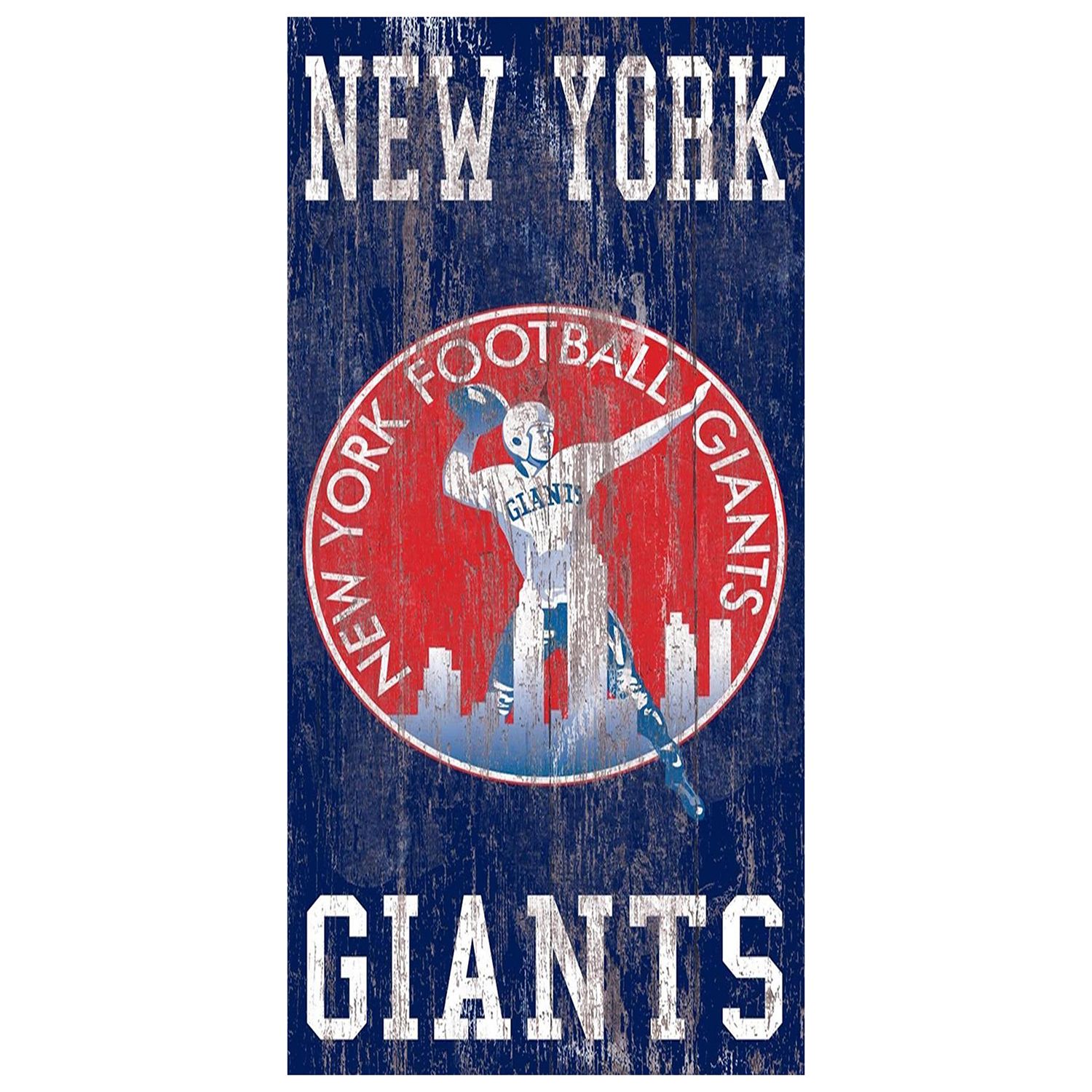 New York Giants Team Logo Progression 6x12 – Fan Creations GA