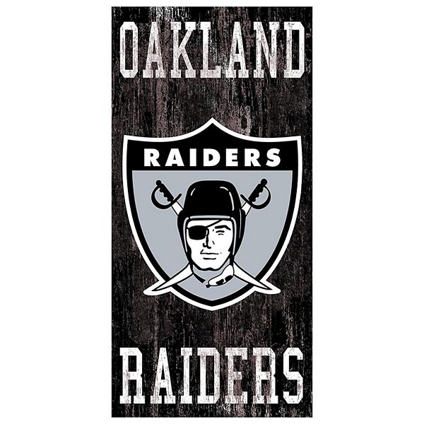 Oakland Raiders Heritage Logo Wall Sign