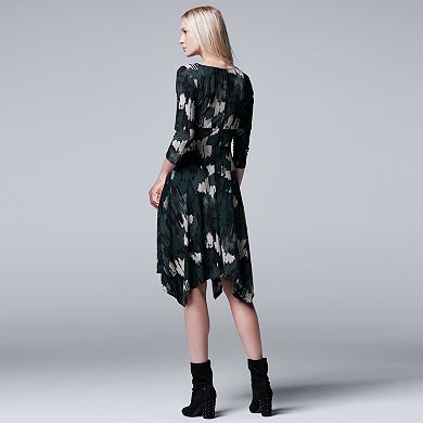 Women's Simply Vera Vera Wang Abstract A-Line Dress