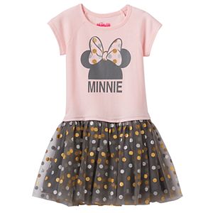 Disney's Minnie Mouse Toddler Girl Graphic Tulle Dress