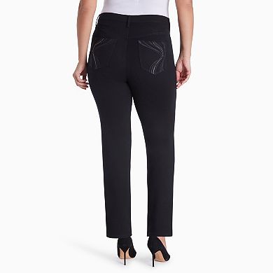 Plus Size Gloria Vanderbilt Amanda High-Rise Ponte Pants