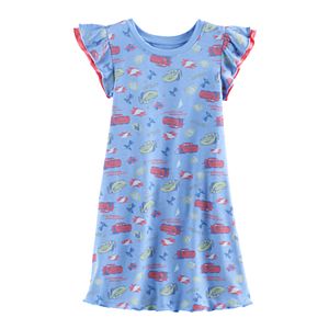 Disney / Pixar Cars 3 Lightning McQueen & Cruz Ramirez Toddler Girl Dress