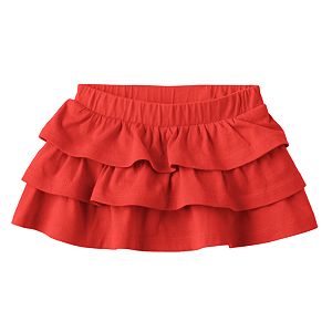 Toddler Girl Jumping Beans® Solid Tiered Skort!
