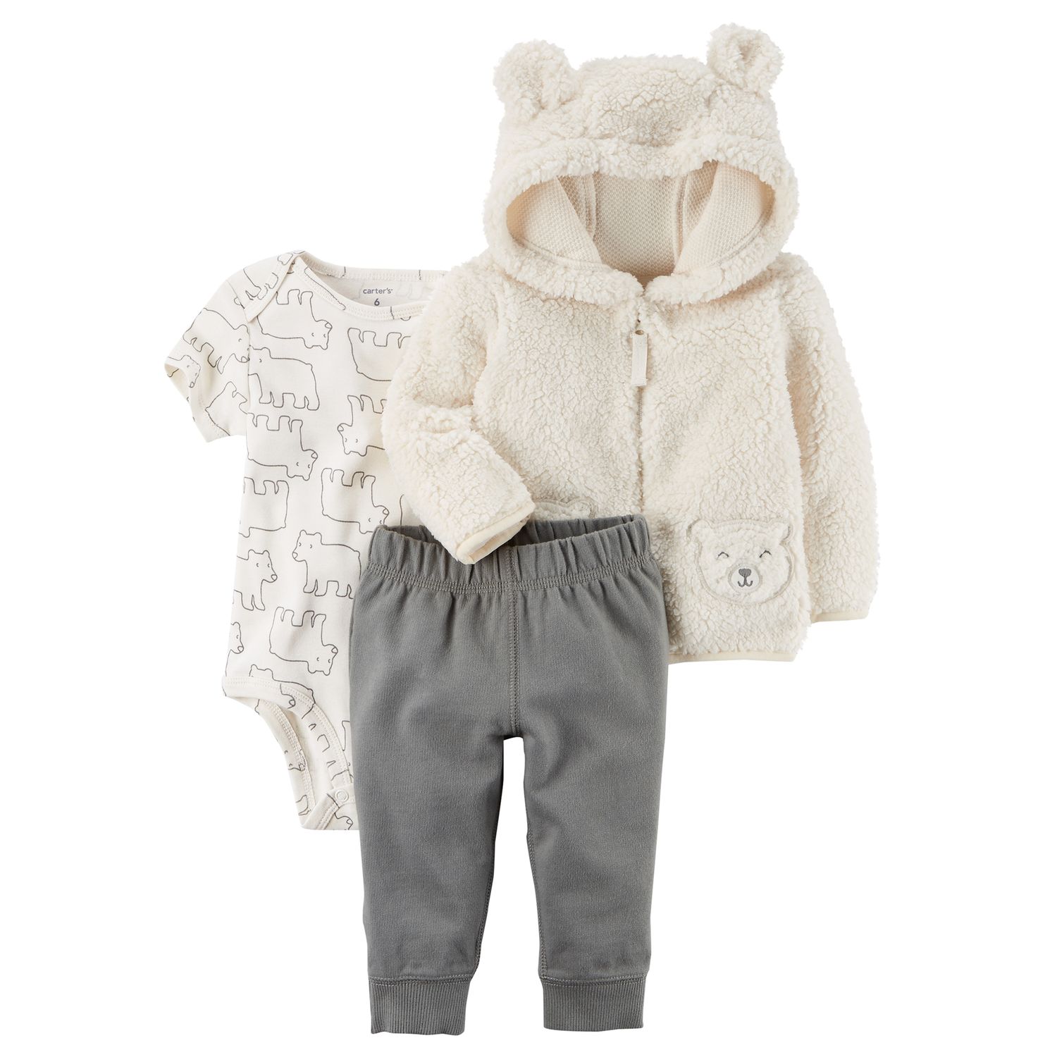 baby boy sherpa jacket