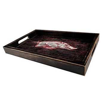 Arkansas Razorbacks Distressed Serving Tray