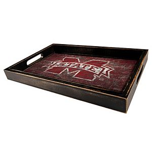 Mississippi State Bulldogs Distressed Serving Tray