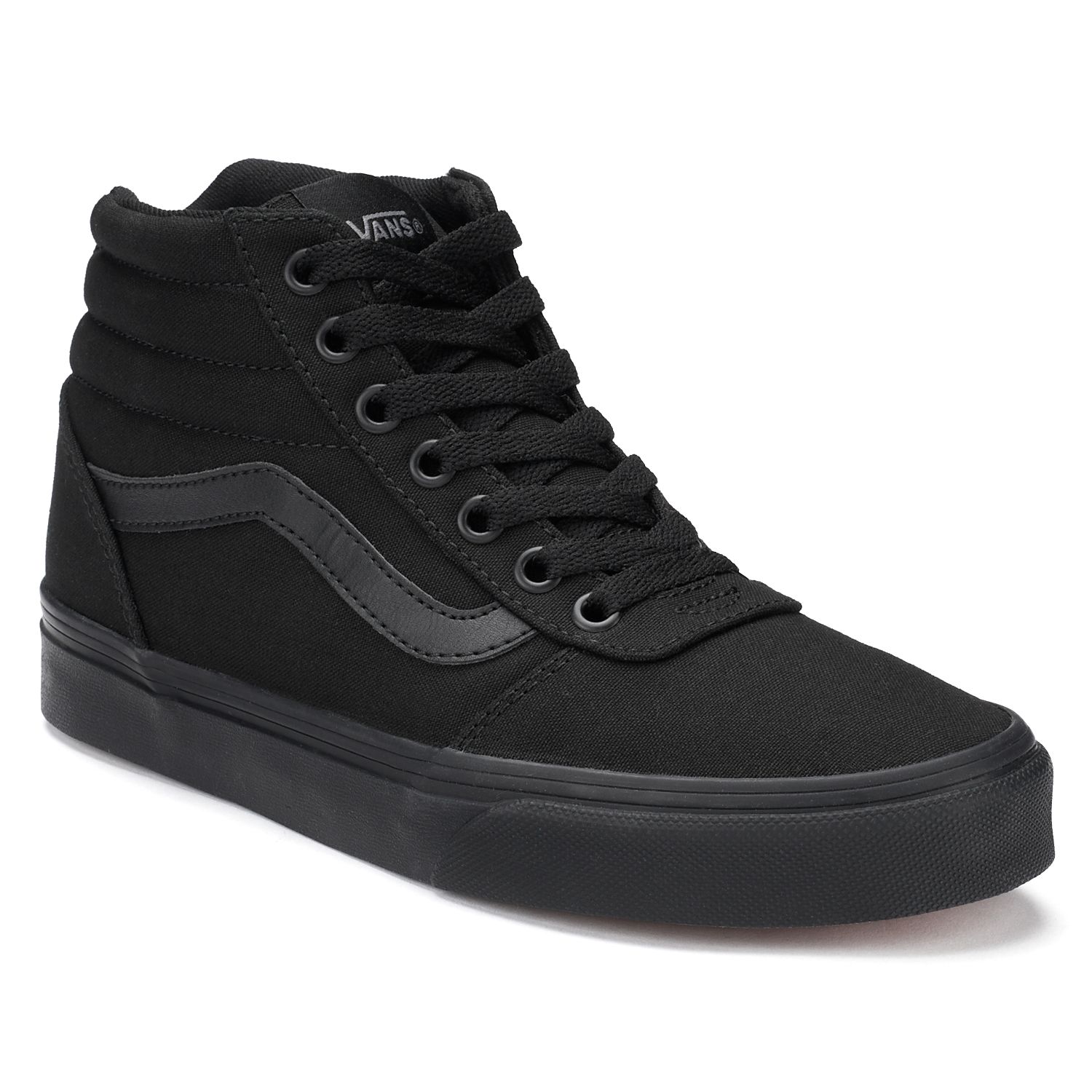 all black van high tops