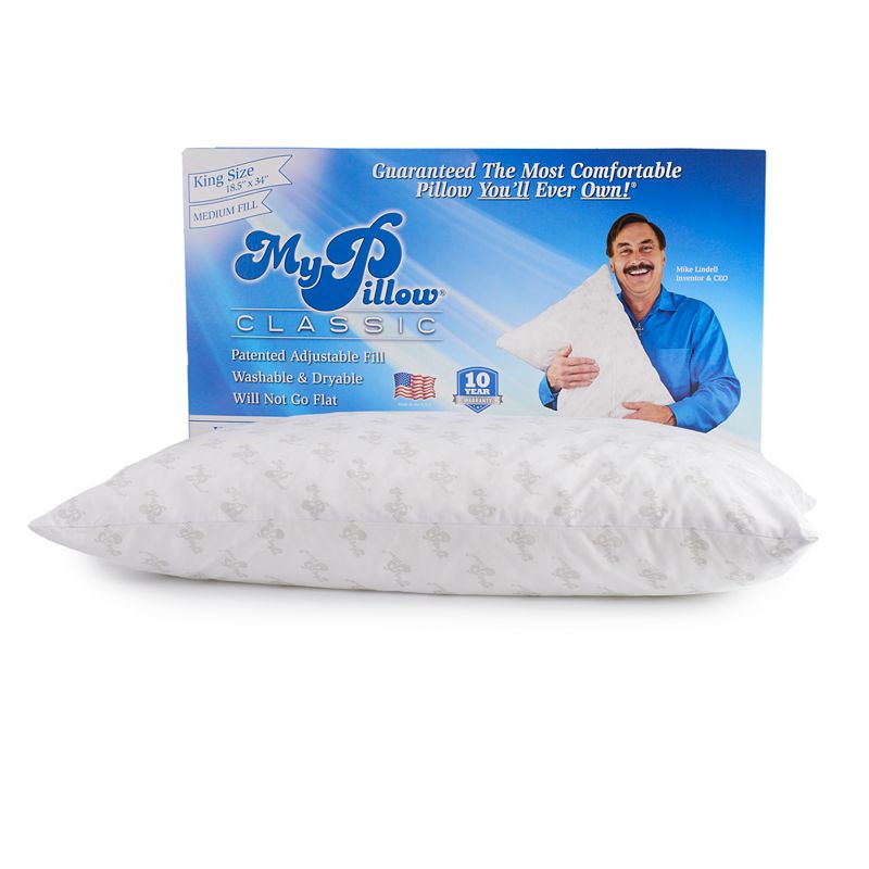 UPC 861159002600 product image for My Pillow Medium Fill Pillow, White, Queen | upcitemdb.com