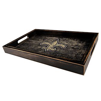 New Orleans Saints Distressed Serving Tray