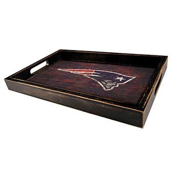 New England Patriots Distressed Serving Tray