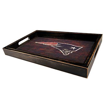 New England Patriots Distressed Serving Tray