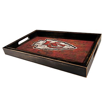 Kansas City Chiefs Distressed Serving Tray
