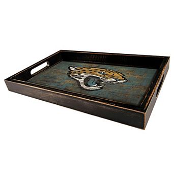 Jacksonville Jaguars Distressed Serving Tray