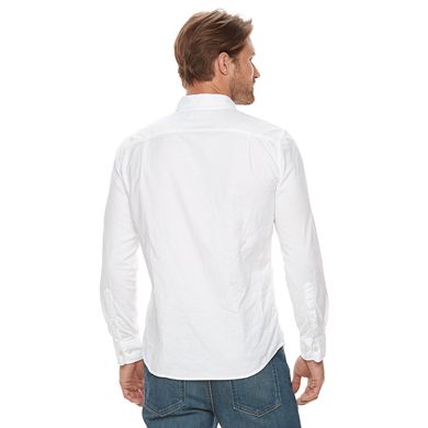 Men's Sonoma Goods For Life™ Flexwear Classic-Fit Oxford Stretch Button-Down Shirt