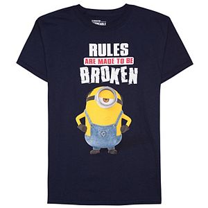 Boys 8-20 Minion Rule Breaker Tee