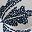Woodblock Floral Blue